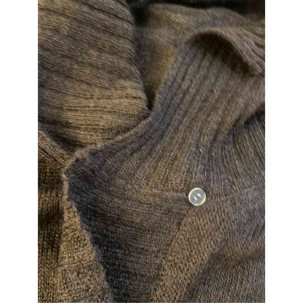 Vs Body by Victoria Mohair sweater brown large cowl neck cardigan "No Belt" L‎ - Picture 6 of 11